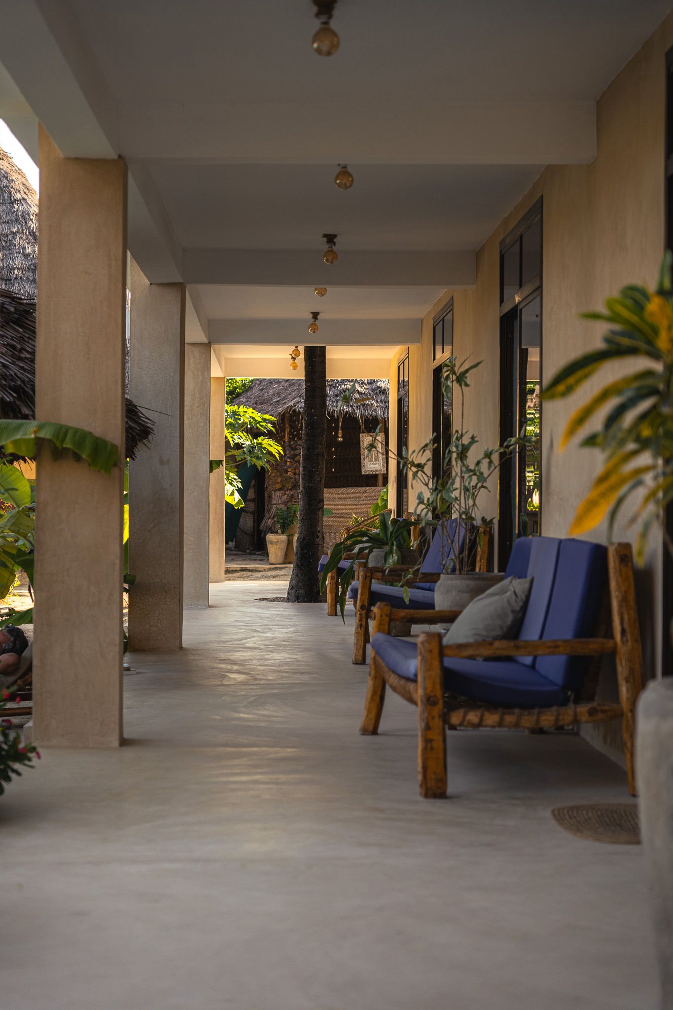 Hotel lounge area